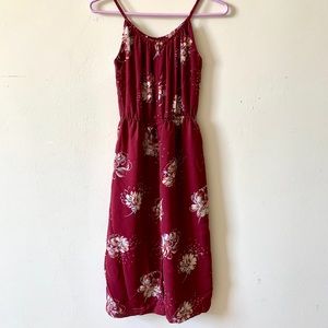 Vintage Maroon Dress